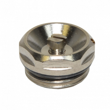 Кран воздухоотводящий ручной ХРОМ d1/2" (уплотнение EPDM) Marvit Spa (16)