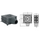 Розподільчий вентиляційний короб 0125-160-180-200 ARIASILENT BOX 18 Valsir S.p.A. (VS0435165)