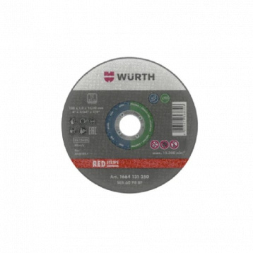 Круг відрізний для нерж. сталі 125 х 1,0 23 RED STRIPE WURTH (1664131250)