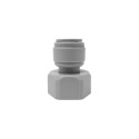 Перехідник Ø1/4" (трубка) х Ø3/8" BР Polyacetal (HCF1/4-G03G) CDC Fluidtech Europe S.r.l. (HCF1/4-G03G)