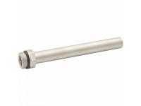 Трубка для подключения сантехприборов 01/2" x015 L140 мм SATIN NICKEL Carlo Poletti Srl (A42700L)