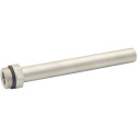 Трубка для подключения сантехприборов 01/2" x015 L140 мм SATIN NICKEL Carlo Poletti Srl (A42700L)