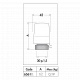 CALEFFI Электротепловый привод 230 V 3 W (нормально закрытый) (656102)