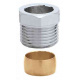 CALEFFI Компресійний фітинг двоконусний d1/2" x d15 (441415) - 1