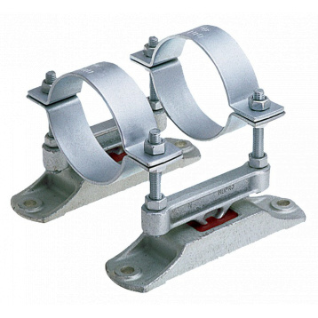 Mupro Нерухома опора подвійна PHONOLYT 2 1/2" (75 80 мм) M12 40dB оцинкована (120413)