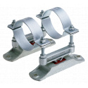 Мuepro Нерухома опора подвійна PHONOLYT 2 1/2" (75 80 мм) M12 40dB оцинкована (120413)