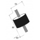 Мuepro Віброгасник 50 x 30 mm тип A ЗЗ M10 x 28 мм (156630) - 1