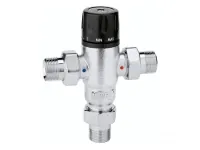 Термостатический клапан Caleffi антивапняний d1/2" с настройкой 30-65°C (521400) - 1