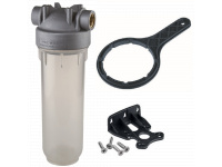 Фильтр-колба антимикробная DP MONO SANIC BG (серая) 3/4" OT (латунь) 10" 45°C 8 bar KIT (SA1380402) - 1