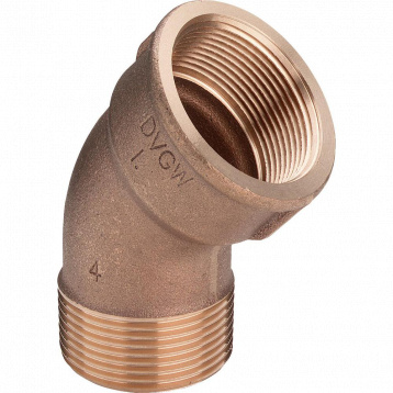 3121 Колено 45° бронзовое Ø3/4" ВЗ Viega GmbH (264185)