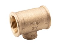 3130 Редукционный тройник бронзовый Ø3/4" x 1/2" x 3/4" ВОВ Viega GmbH (264468)
