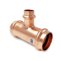 692U Тройник медный под пресс Ø35 х 28 х 35 AESPRES UNIKO® RM (692035028U)