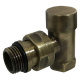 Кран відсікаючий кутовий BRUSH BRONZE Ø1/2" COMPACT Carlo Poletti Srl (V150410M) - 1