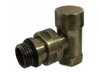 Кран угловой отсекающий BRUSH BRONZE Ø1/2" COMPACT Carlo Poletti Srl (V150410M) - 1