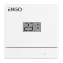 EASYBATW - Дротовий добовий термостат, 2хААА (білий) ENGO Controls (932332984)