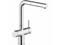 KITCHEN Змішувач для кухні (Cromo polished) з підключенням фільтру NOBILI (LV129117/3VCR)