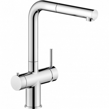 KITCHEN Змішувач для кухні (Cromo polished) з підключенням фільтру NOBILI (LV129117/3VCR)