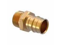 Штуцер латунь Q&E с наружной конусной резьбой Ø32 х R1" ЗP Uponor GmbH (1047191 / 1145676)