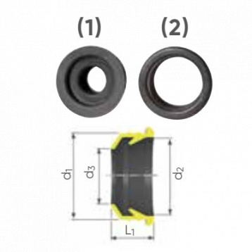 Резиновый адаптер для сифона LSSIF00/199CLPP REDI spa (ZMG11PP)