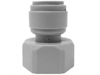 Переходник Ø1/4" (трубка) х Ø1/4" BR Polyacetal (HCF1/4-N02G) CDC Fluidtech Europe S.r.l. (HCF1/4-N02G) - 1