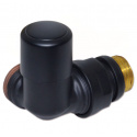 Кран відсікаючий трьохосьовий Carlo Poletti BLACK MATTE d1/2" х 24-19 DX (правий) FIRST CORNER (V174211EFS9005ODX)