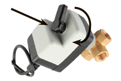 3-ходовий зонний клапан з самозворотним електроприводом Tervix Pro Line ZERG. Монтаж